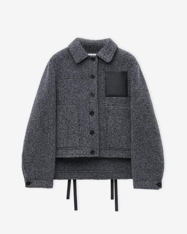 Loewe - Women's Workwear Jacket In Wool Blend - (Dark Grey)