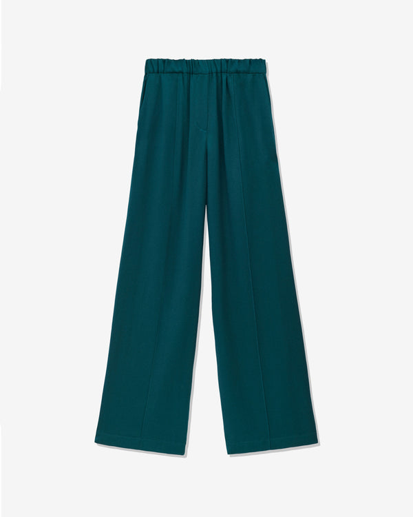 Loewe - Women's Pyjama Trousers In Silk - (Dark Green)