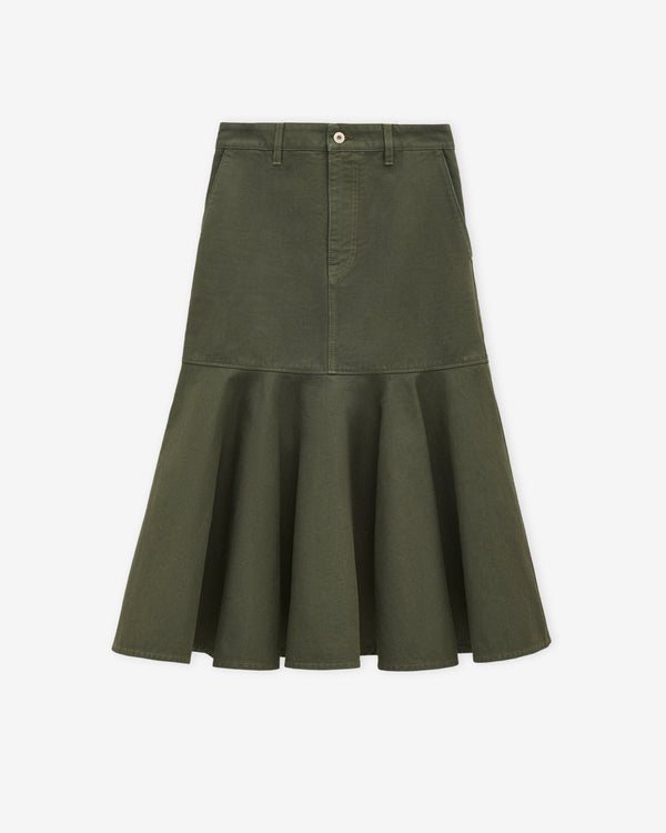 Loewe - Women's Skirt In Cotton - (Khaki Green)