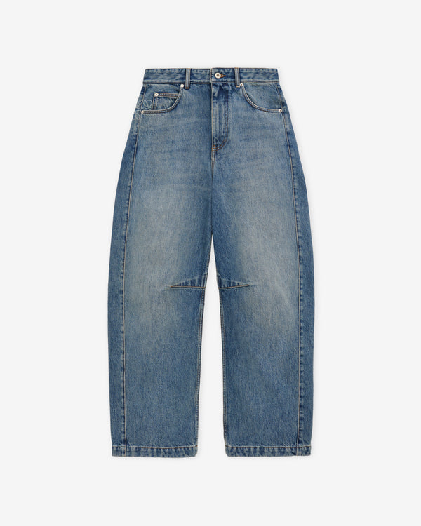 Loewe - Women's Anagram Barrel Jeans - (Washed Denim)