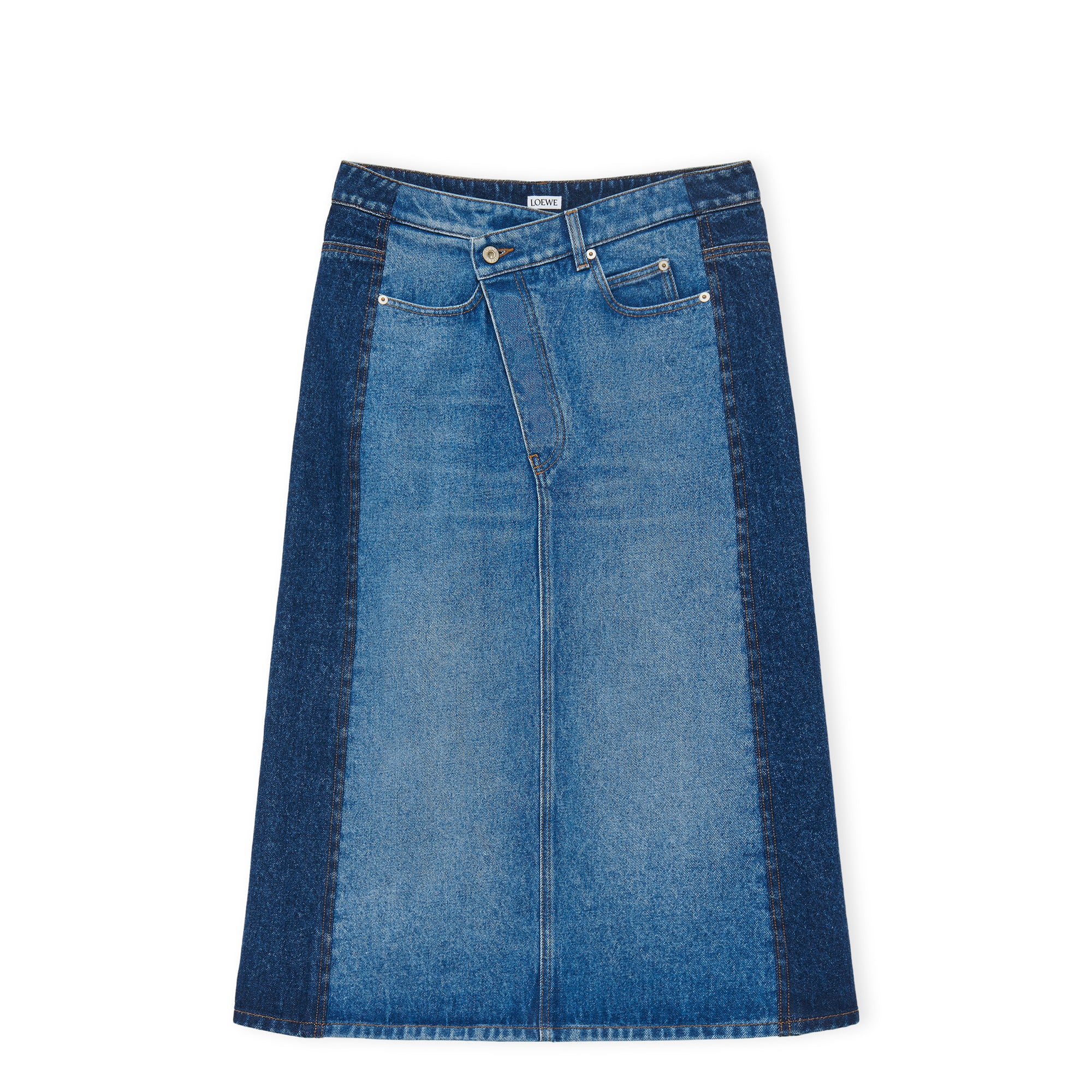 Loewe - Women’s Deconstructed Skirt - (Denim Blue) view 1