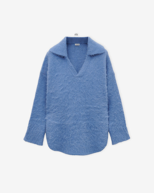 Loewe - Women's Polo Sweater - (Light Blue)