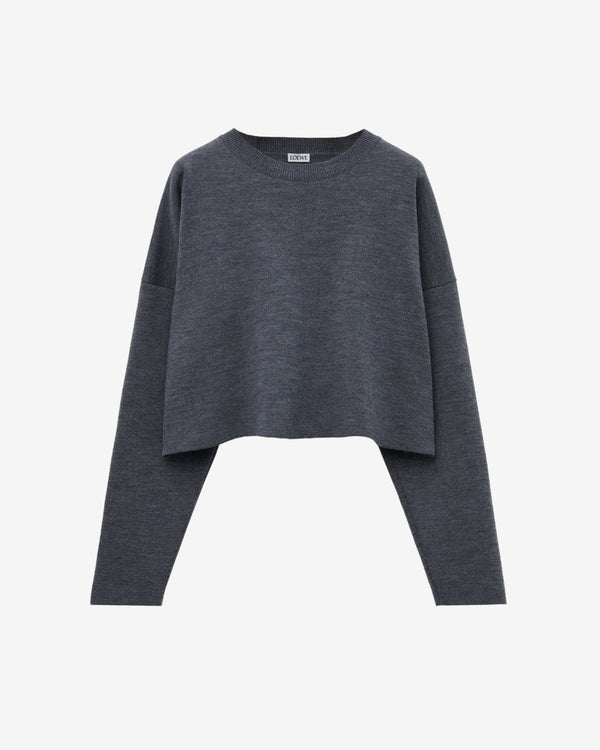 Loewe - Women's Anagram Sweater In Wool - (Dark Grey)