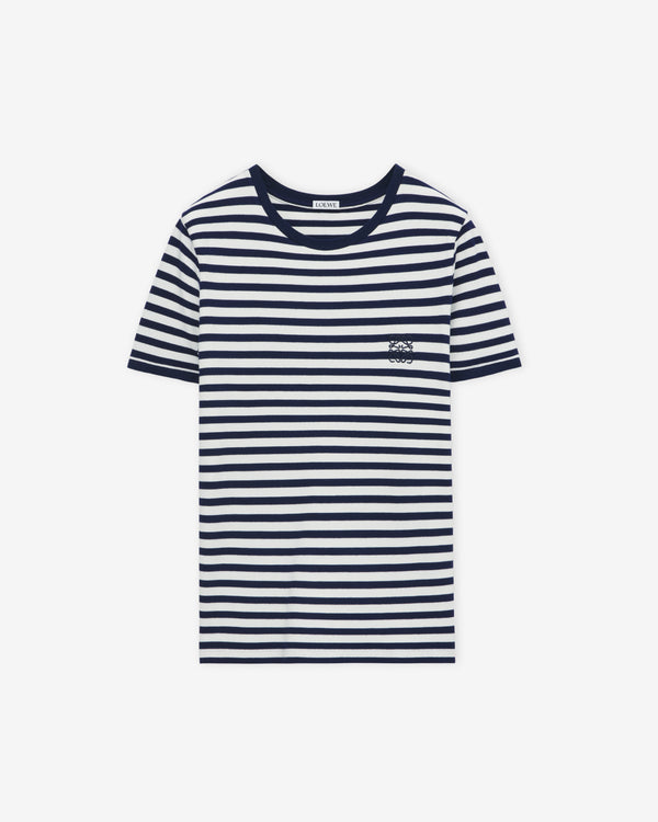 Loewe - Women's Slim Fit T-Shirt - (White/Navy)