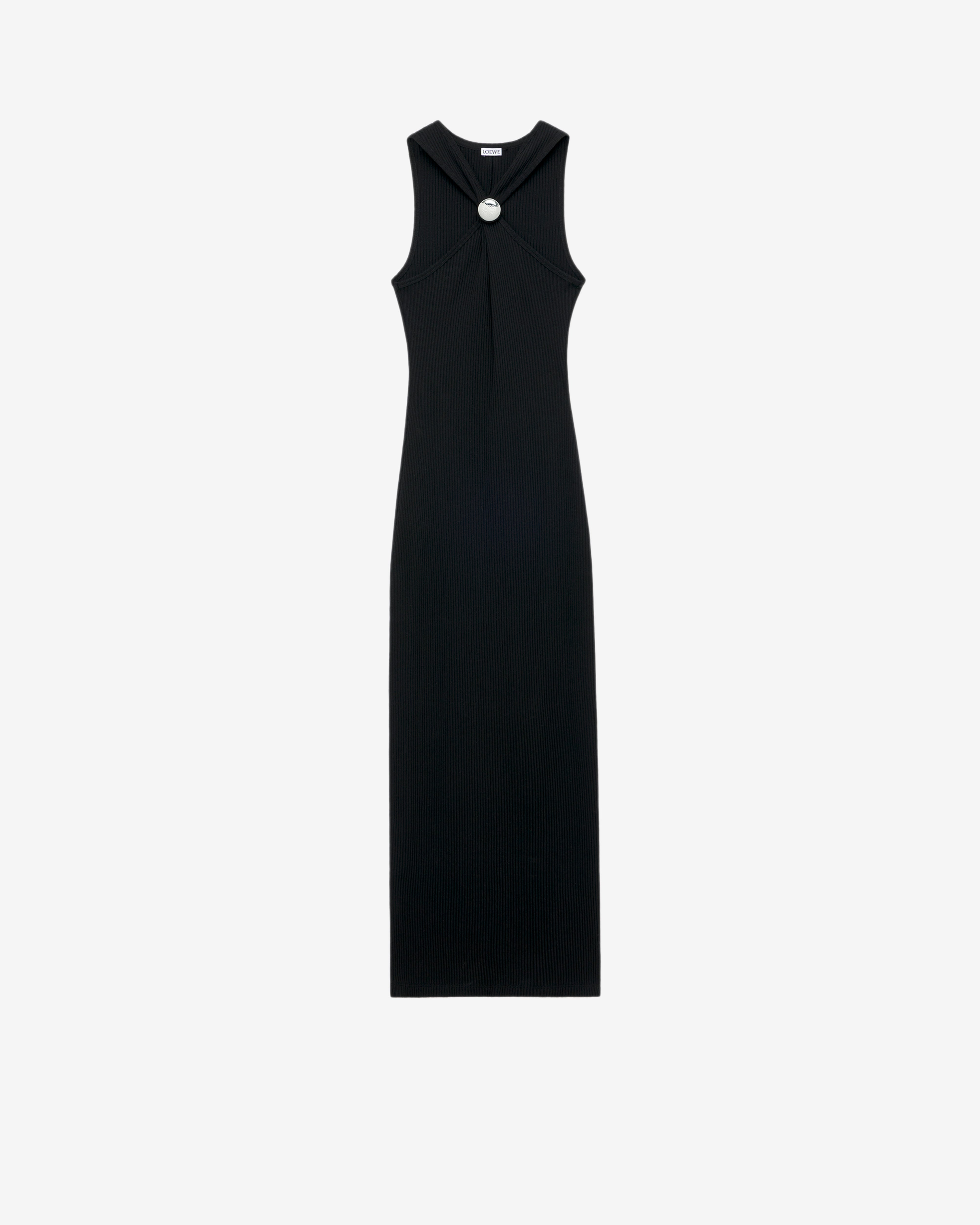 Loewe: Women's Anagram Pebble Dress (Black) | DSML E-SHOP