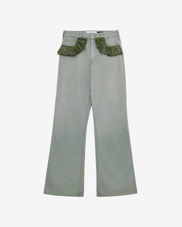Loewe - Women's Bootleg Jeans - (Khaki Green)