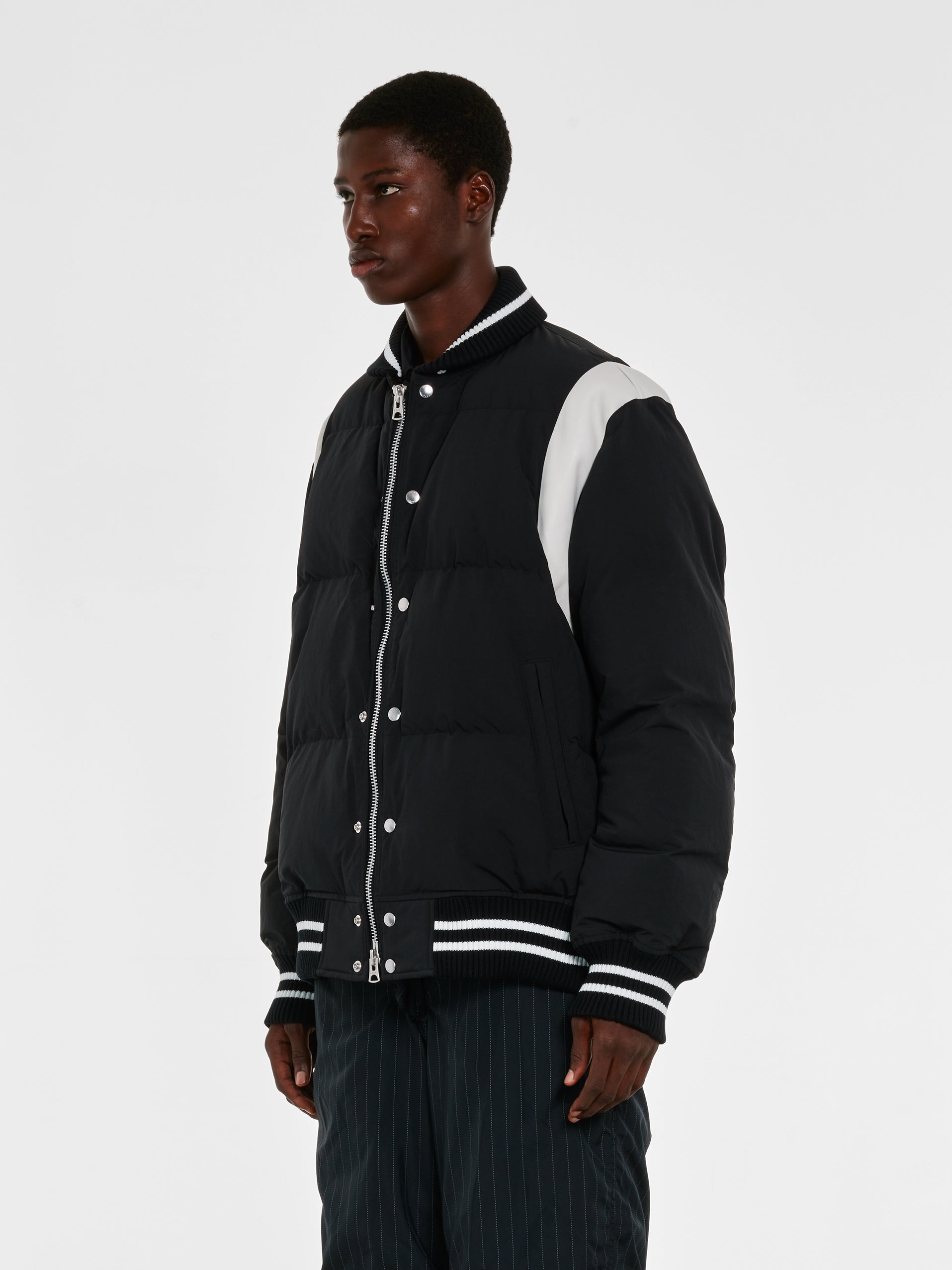 Padded deals varsity jacket