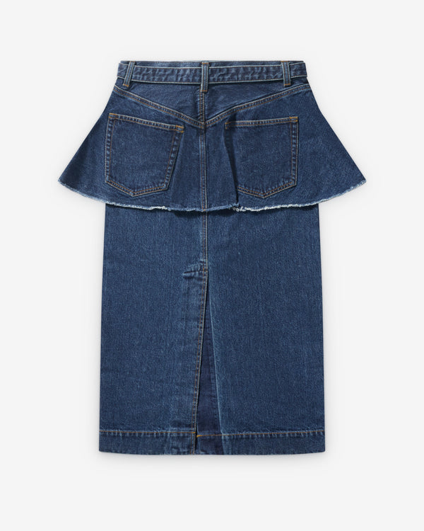 Sacai  - Women's Denim Skirt - (Indigo)
