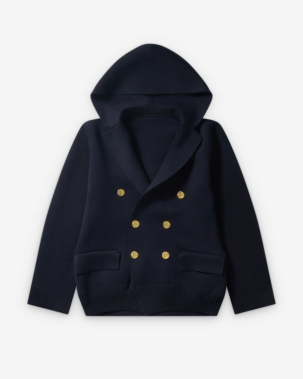 Sacai  - Women's Cotton Cashmere Knit Jacket - (Navy)