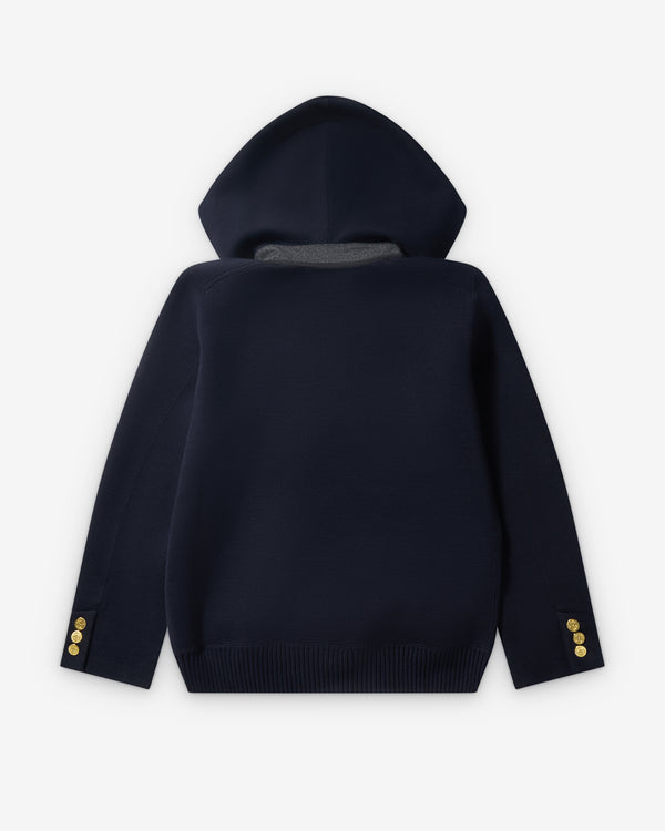 Sacai  - Women's Cotton Cashmere Knit Jacket - (Navy)