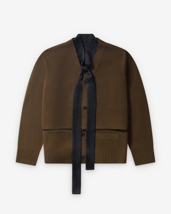 Sacai  - Women's Wool Knit Cardigan - (Green)