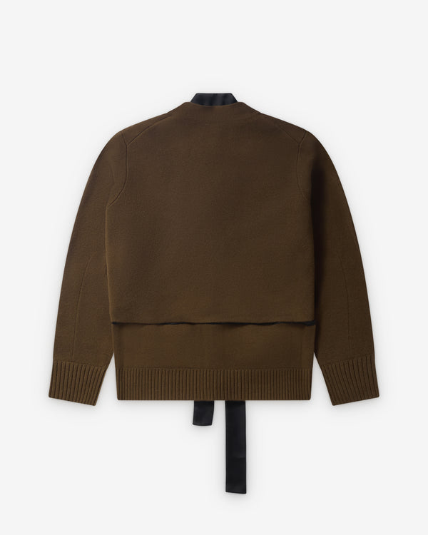 Sacai  - Women's Wool Knit Cardigan - (Green)