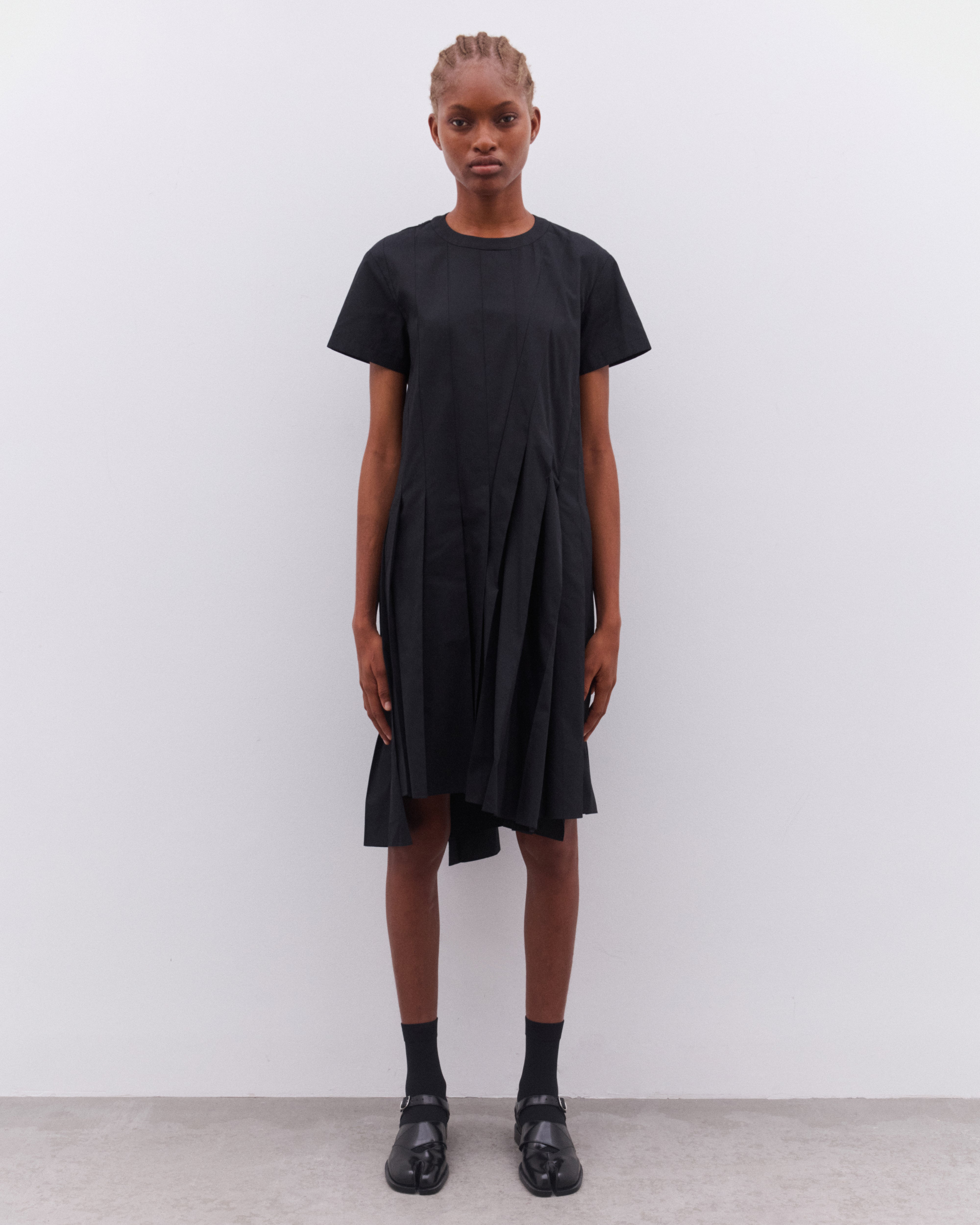 sacai: Women's Poplin Dress (Black) | DSML E-SHOP
