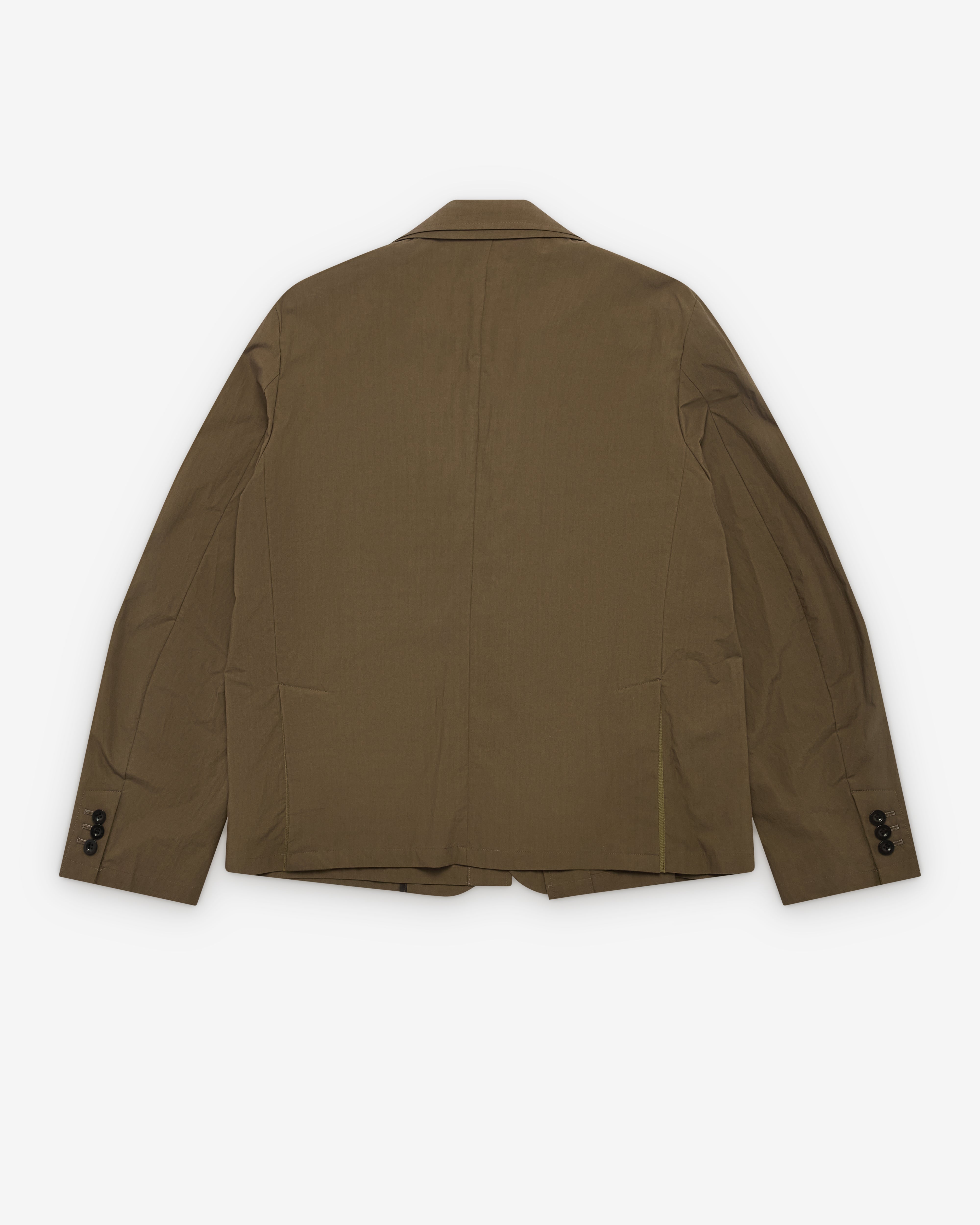 Sacai : Men's Cotton Typewriter Jacket (Olive) | Dover Street