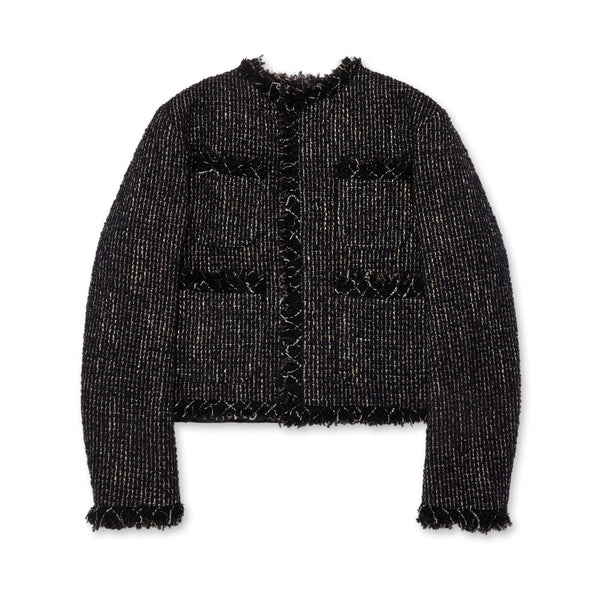 sacai - Women’s Tweed Jacket - (Black)