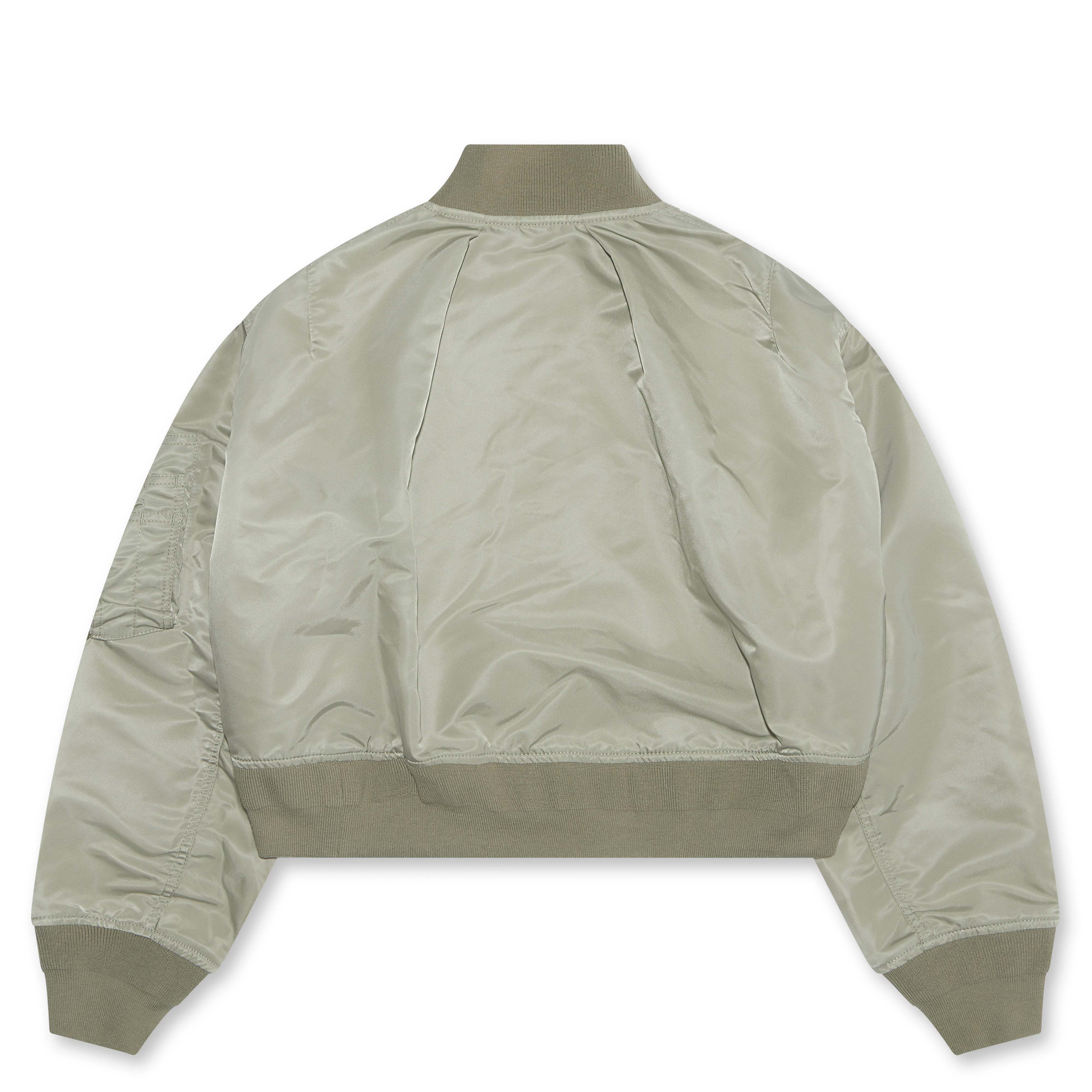 sacai Women's Nylon Twill Blouson (Light Khaki) | Dover Street