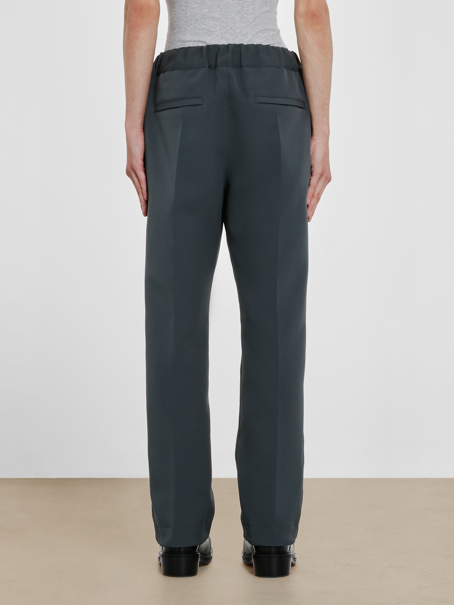 sacai - Men’s Technical Jersey Pants - (Charcoal) view 3