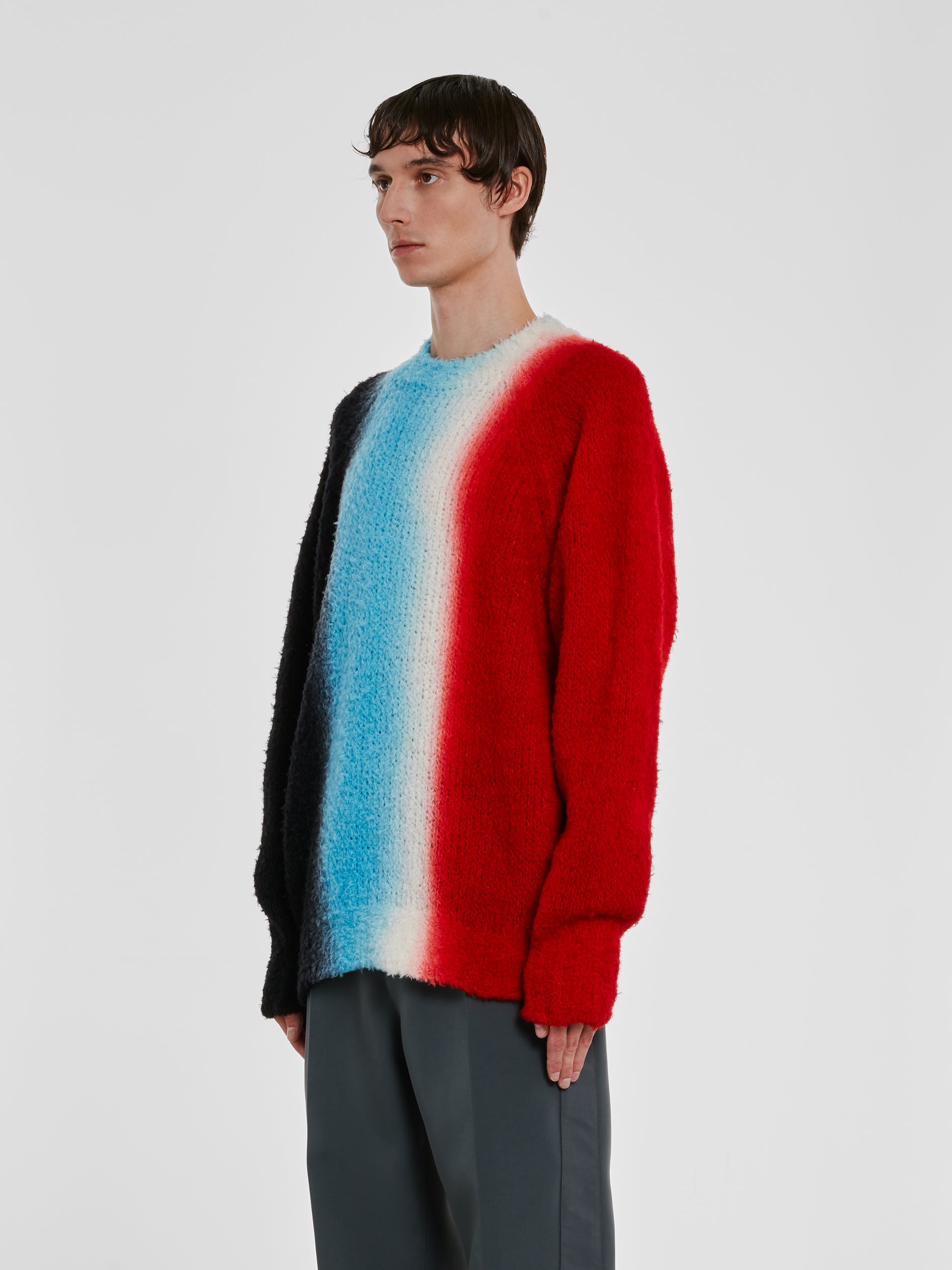 Sacai - Men's Tie Dye Knit Pullover - (Multi) | Dover Street