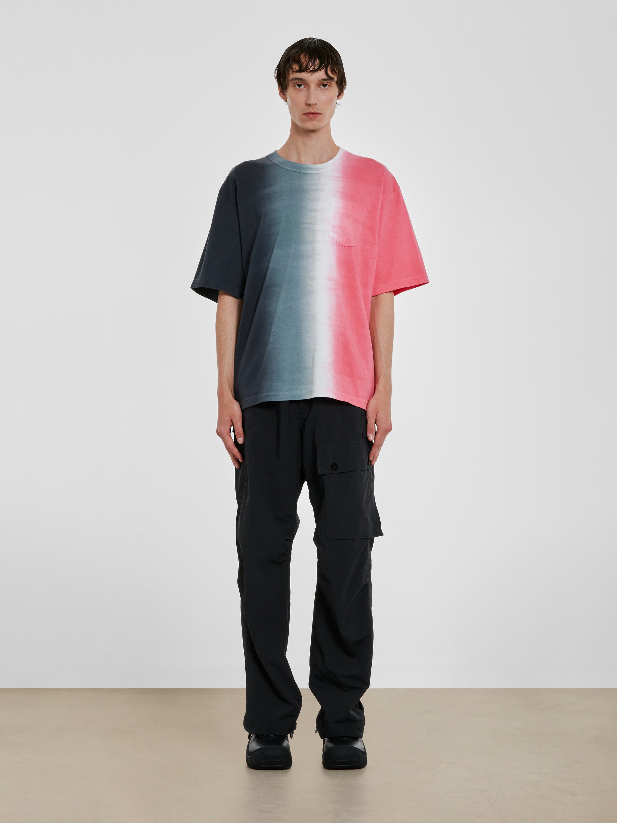 Sacai - Men’s Tie Dye Cotton Jersey T-Shirt - (Multi) view 4
