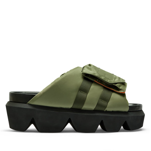 sacai - Men’s Pockets Slides - (Green)