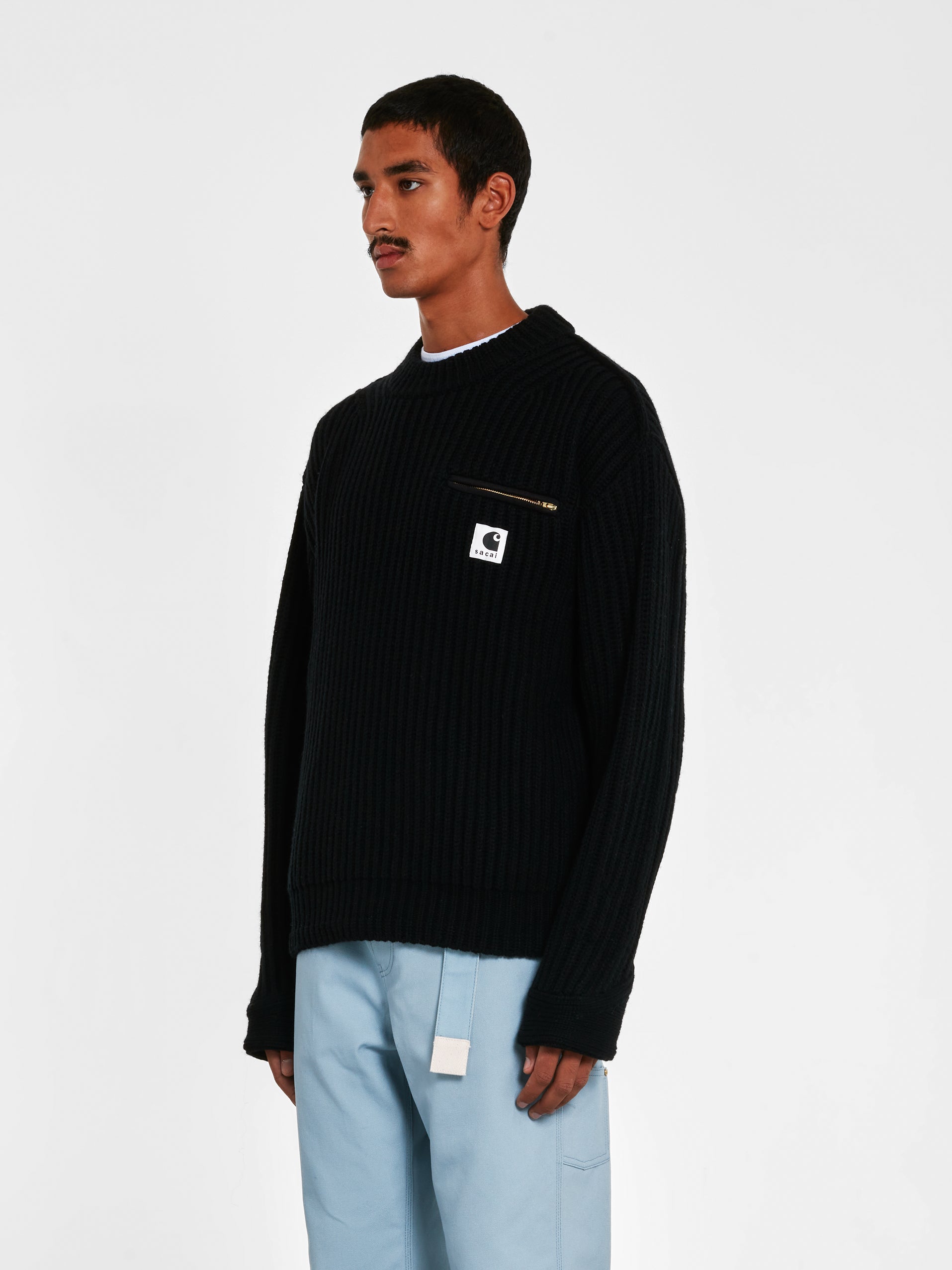 Technical Jersey Pullover Black   HAVEN