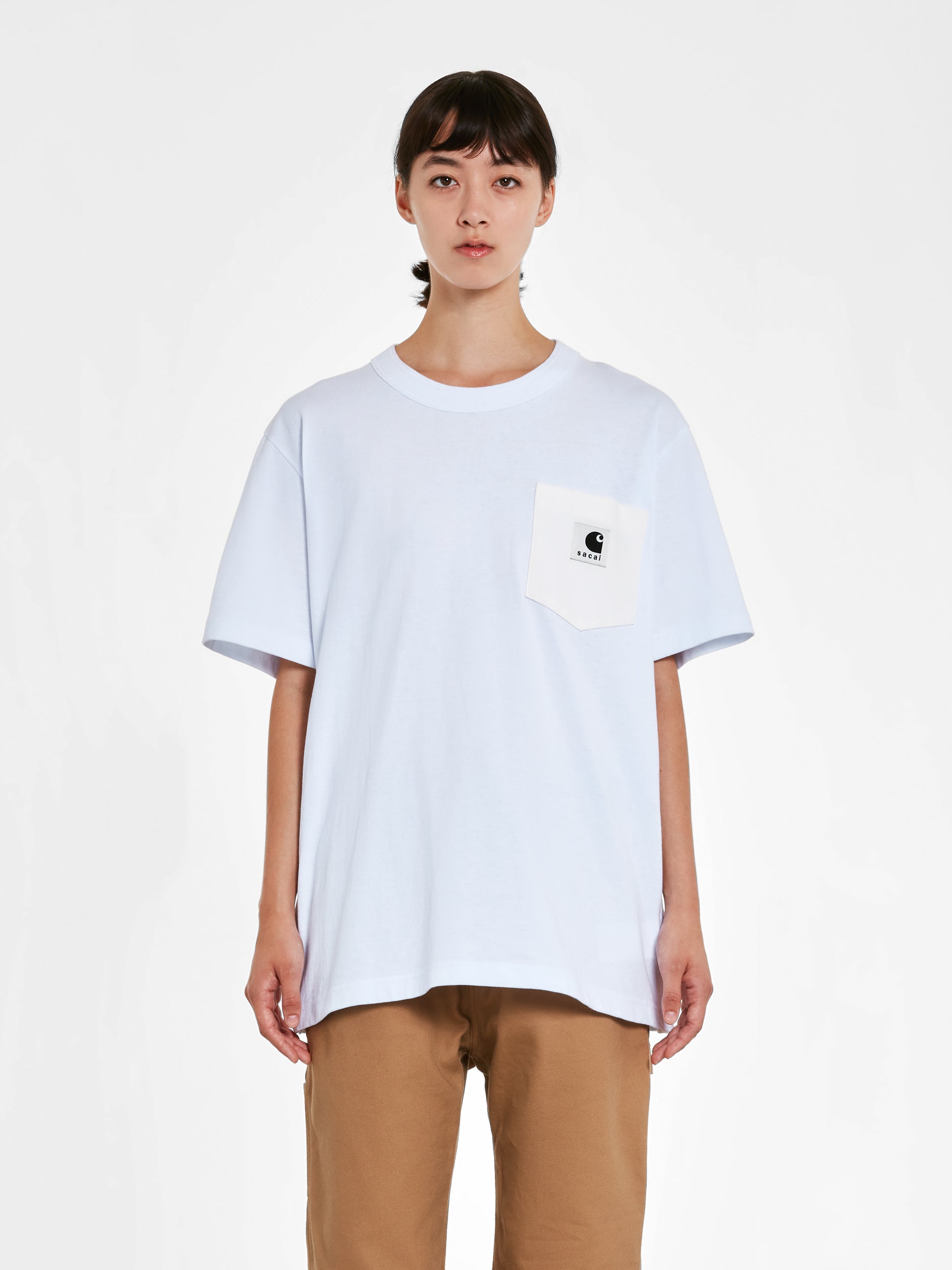 sacai - Carhartt WIP T-Shirt - (White) | Dover Street Market E