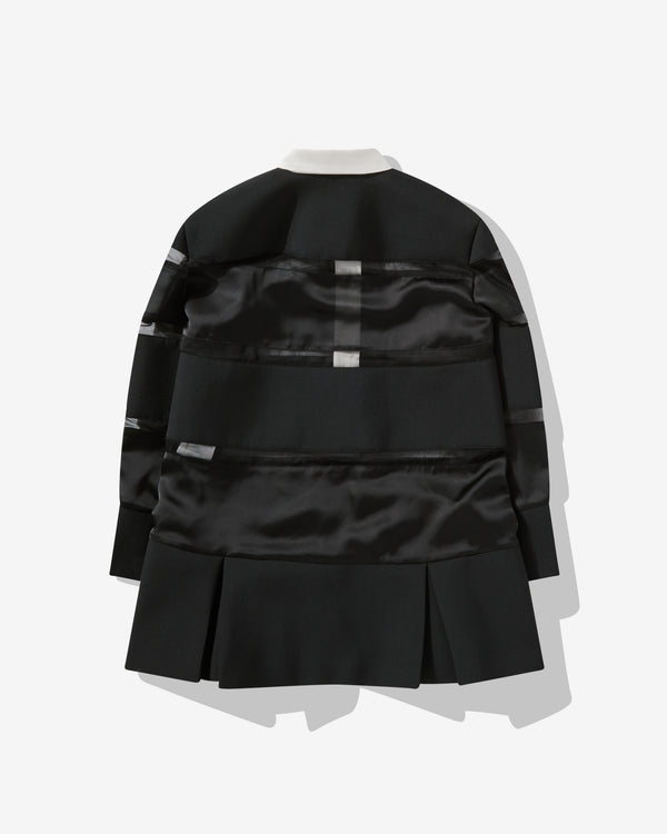 sacai - Women’s Panelled Rugby Dress - (Black)
