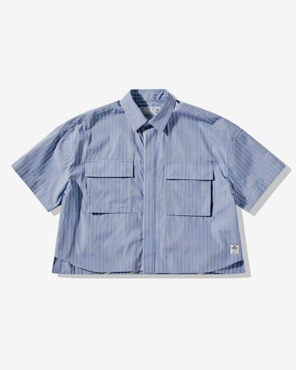sacai - Women's Thomas Mason Cotton Poplin Shirt - (Blue)