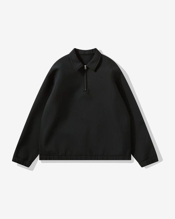 sacai - Men's Quarter Zip Pullover - (Black)