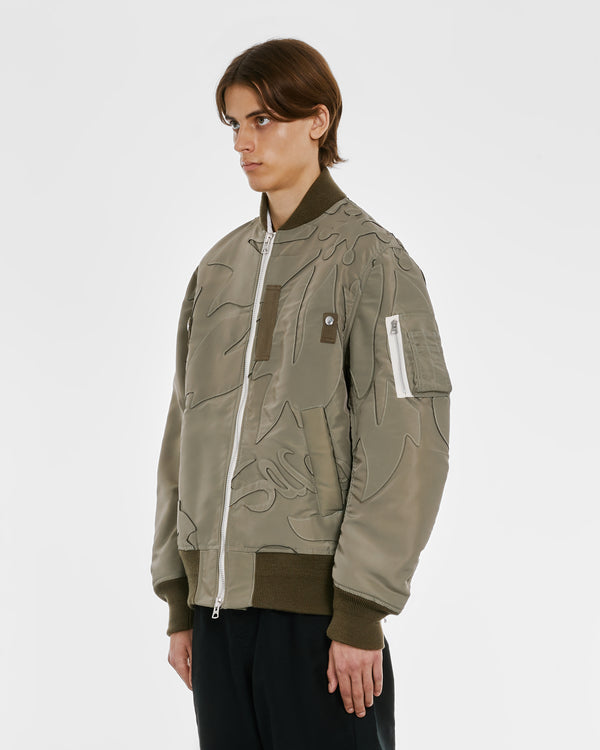 Sacai - Men’s Nylon Twill Embroidered Patch - (Green)