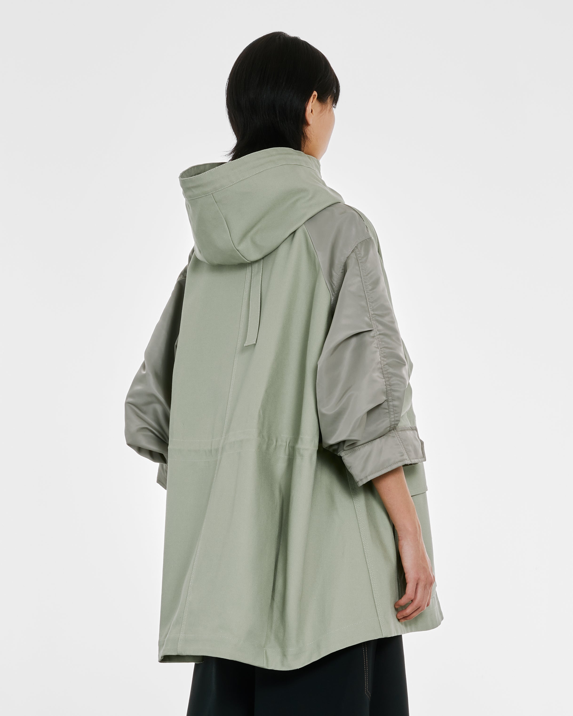 sacai - Women's Carhartt WIP Duck x Nylon Twill Coat - (Khaki)