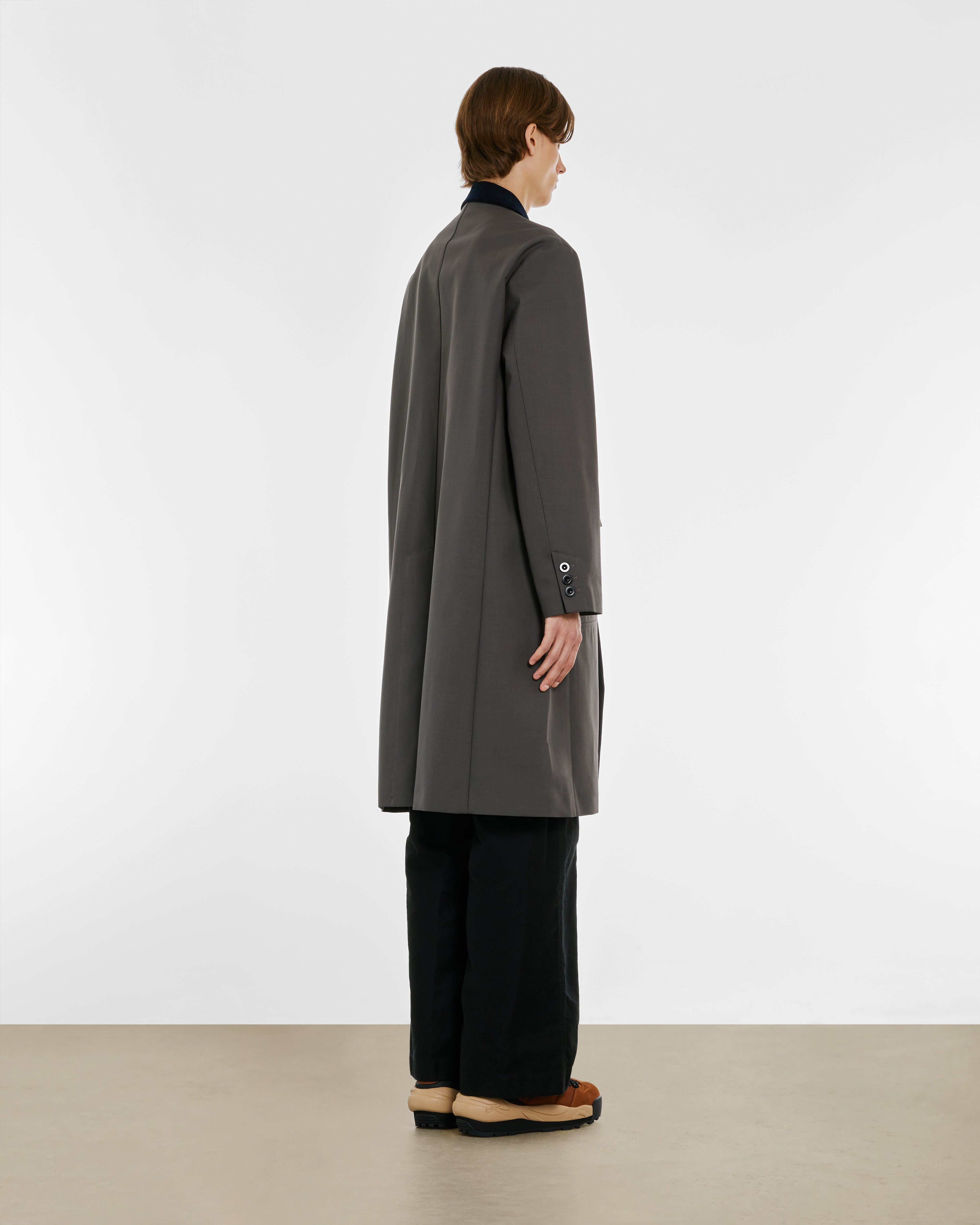 sacai: Men's Carhartt WIP Suiting Bonding Coat (Taupe) | DSML E-SHOP