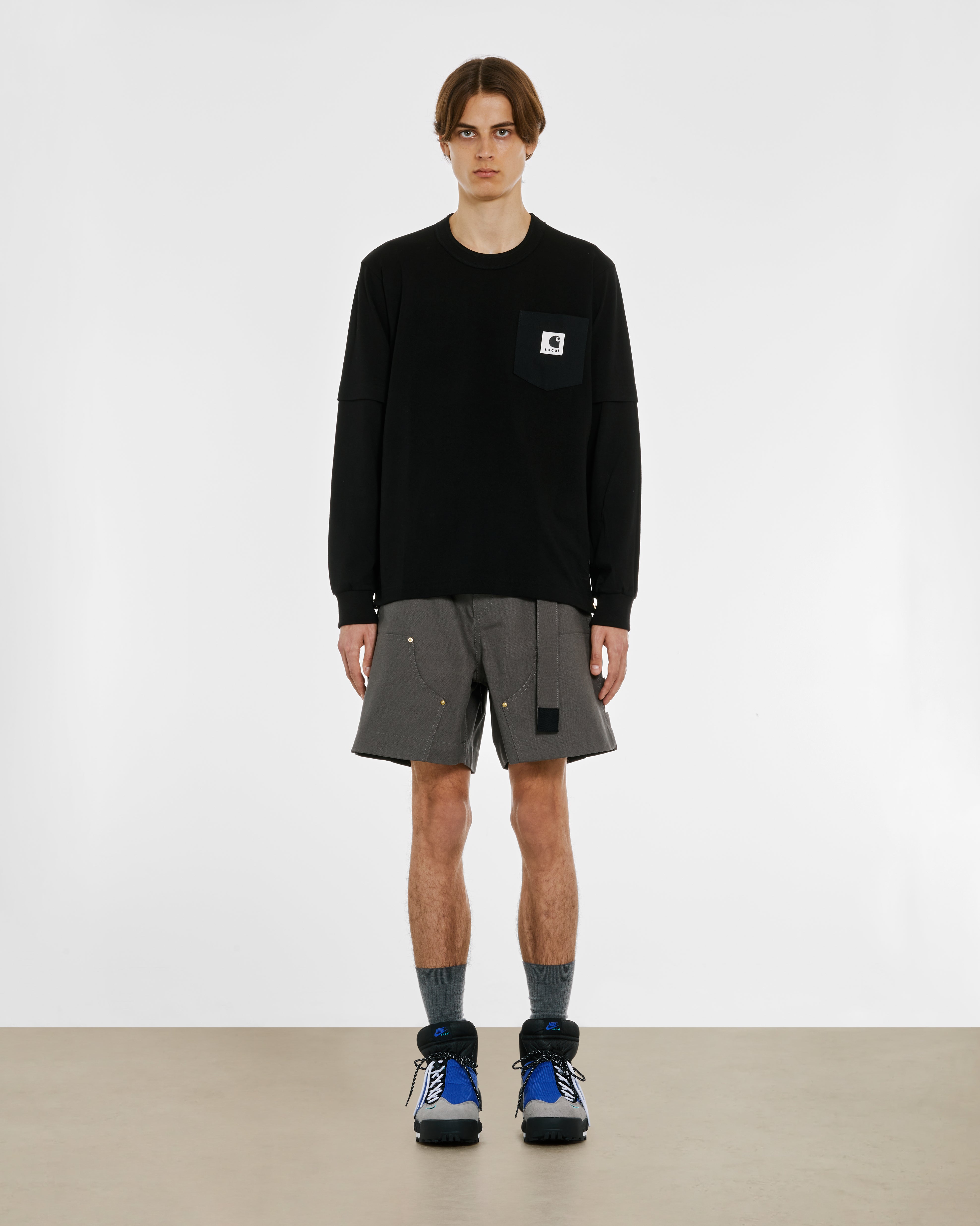 sacai - Carhartt WIP L/S T-Shirt - (Black)