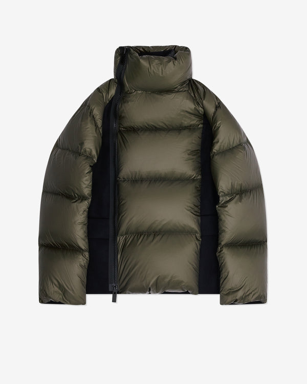 Sacai - Women's Wool Melton X Padded Jacket - (Green/Black)