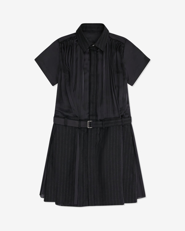 Sacai - Women's Chalk Stripe Dress - (Black)