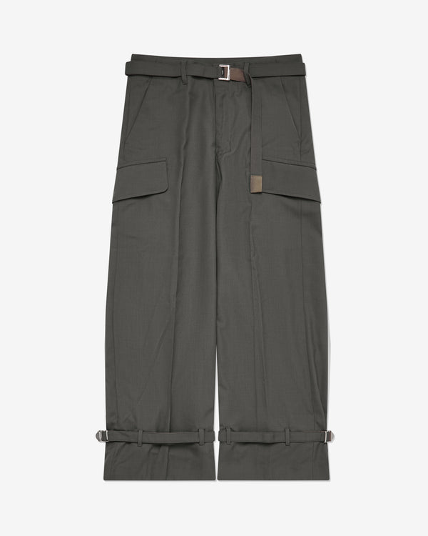 sacai - Men's Wide Leg Trousers - (Khaki)