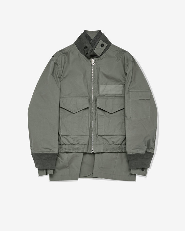 sacai - Men's Ripstop Bomber Jacket - (Khaki)