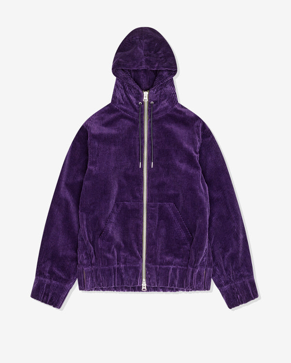 sacai - Men's Corduroy Hooded Jacket - (Purple)