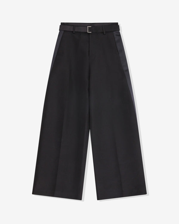 Sacai - Women's Double-Faced Silk Cotton Pants - (Black)