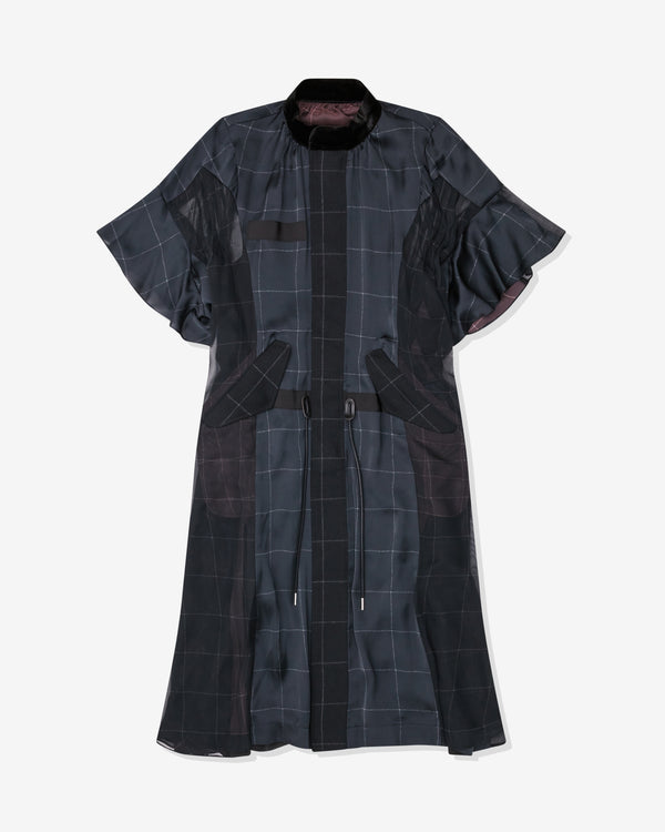 Sacai - Women's Windowpane Dress - (Black)