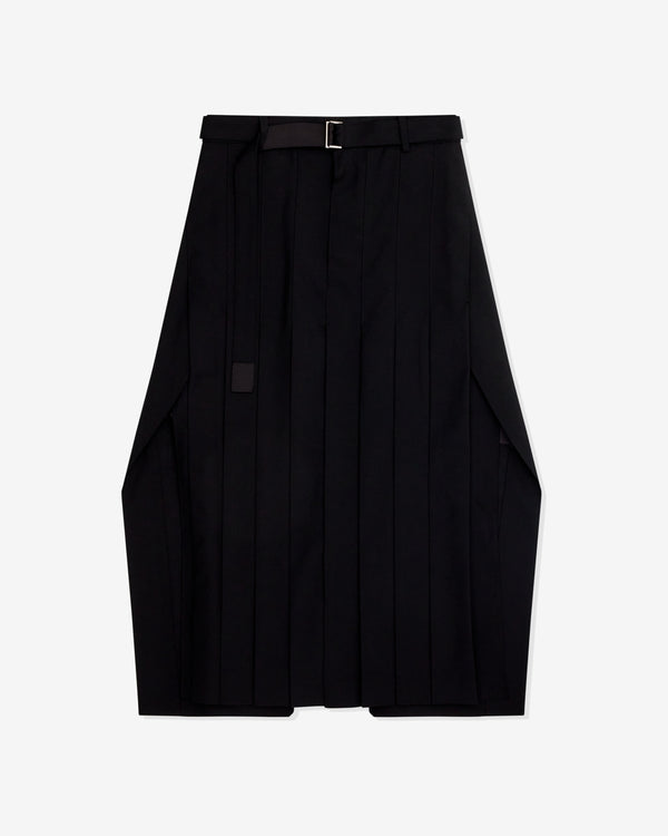 sacai - Women's Pleated Skirt - (Black)