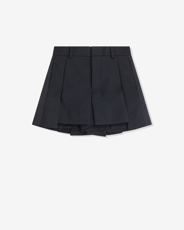 sacai - Women's Pleated Shorts - (Black)