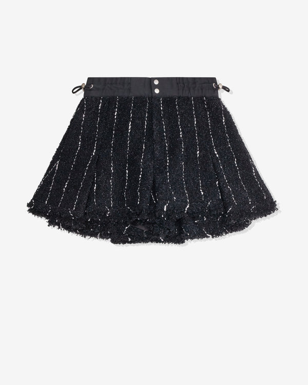 sacai - Women's Tweed Shorts - (Black)