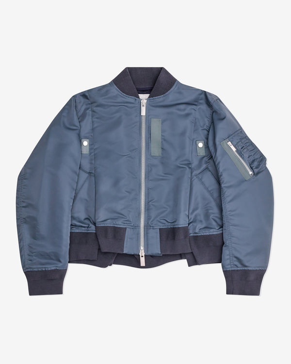 sacai - Women's Bomber Jacket - (Blue)