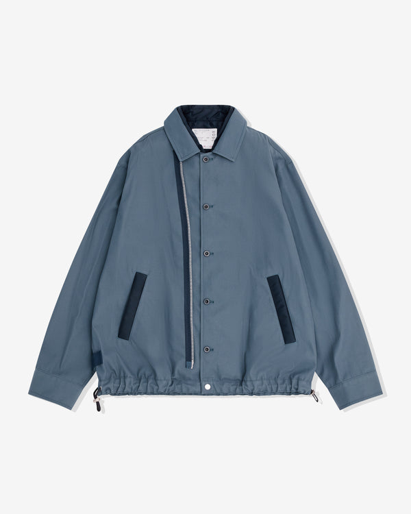 sacai - Men's Cotton Twill Jacket - (Blue)