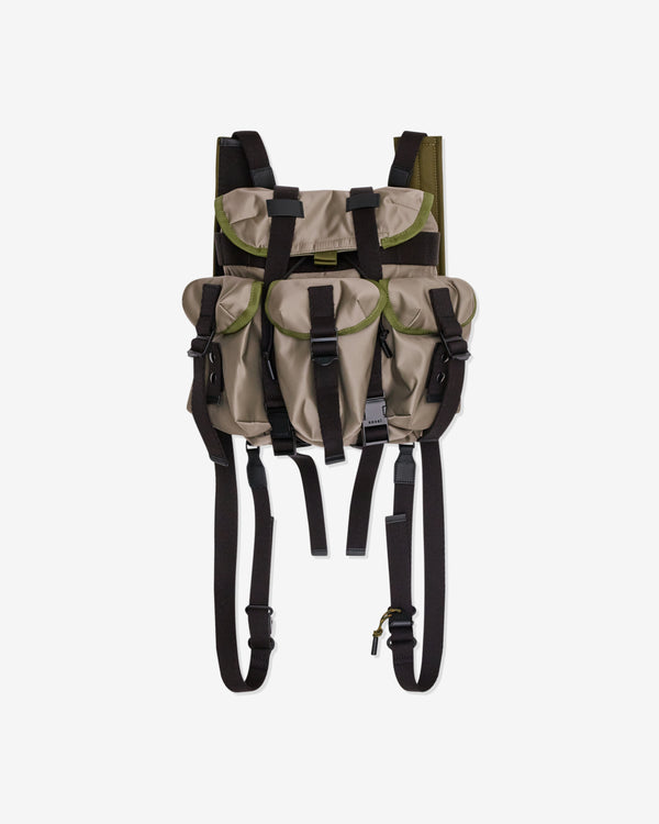 sacai - Small Triple Pocket Alice Backpack - (Khaki)