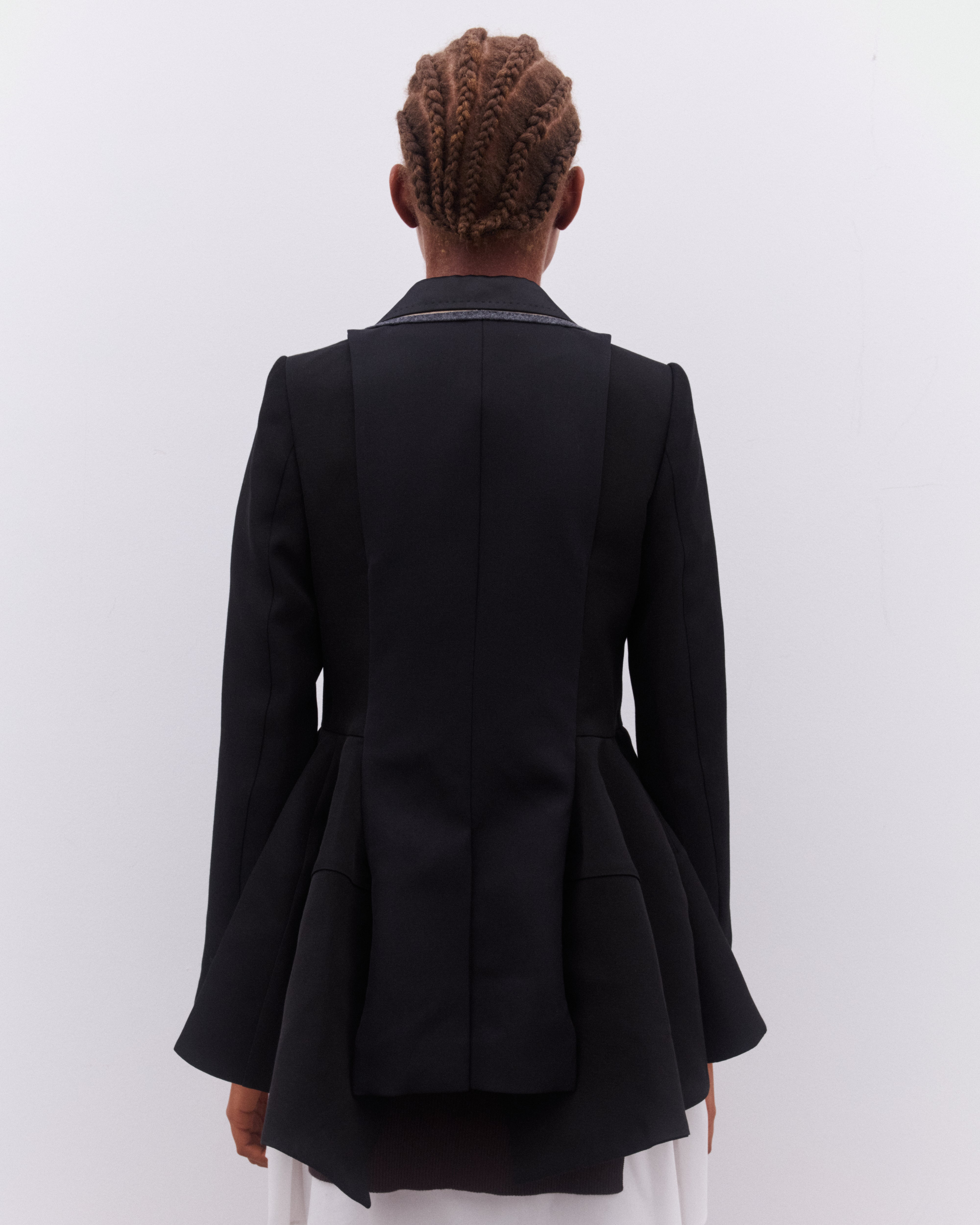 sacai: Women's Double-Faced Blazer (Black) | DSML E-SHOP