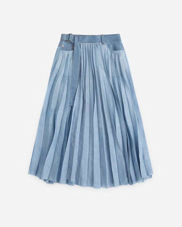 sacai - Women’s Denim Skirt - (Light Wash)