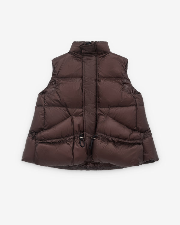 sacai - Women’s Puffer Vest - (Brown)