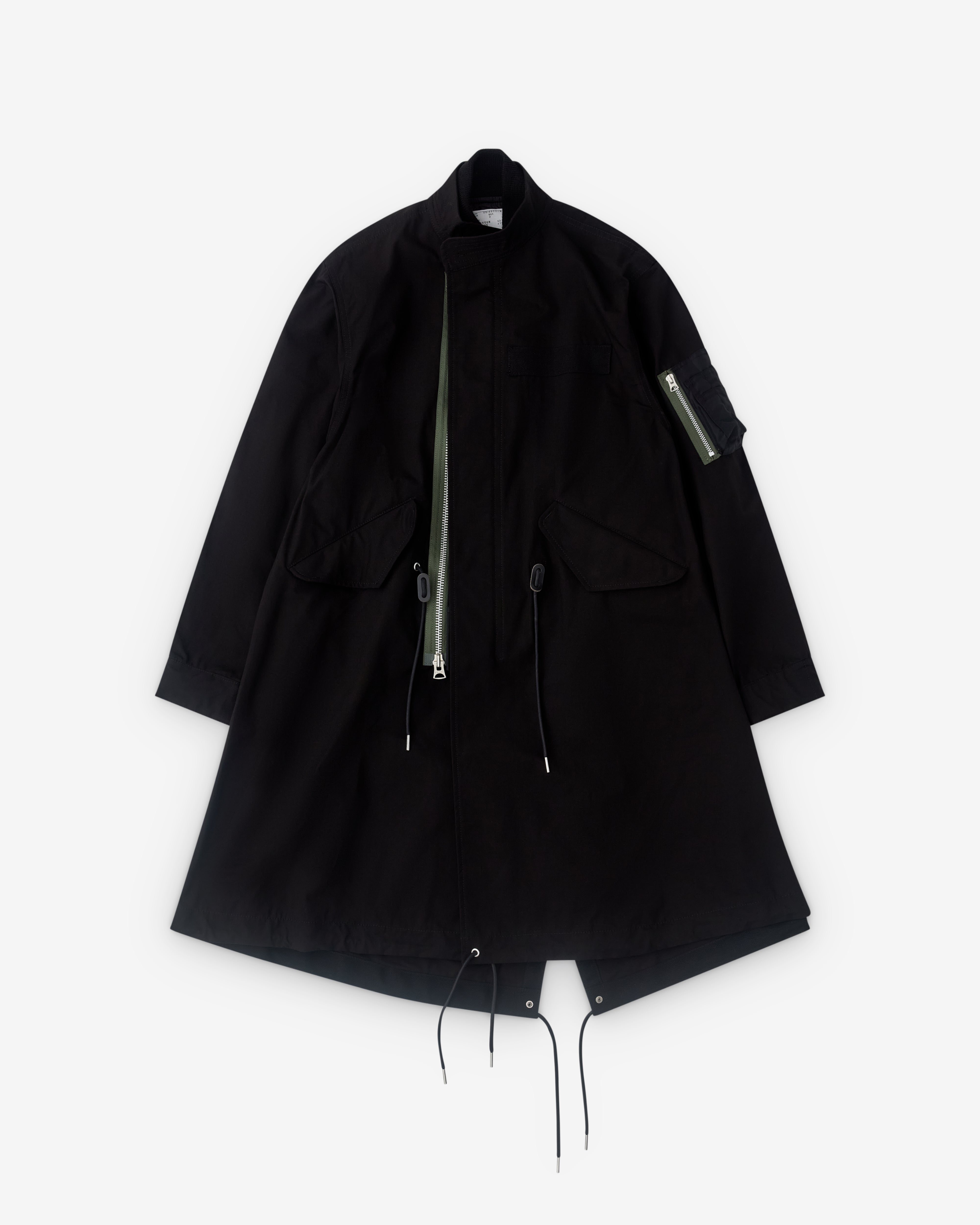 sacai - sacai / サカイ | デニム ドッキング モッズコート | 1